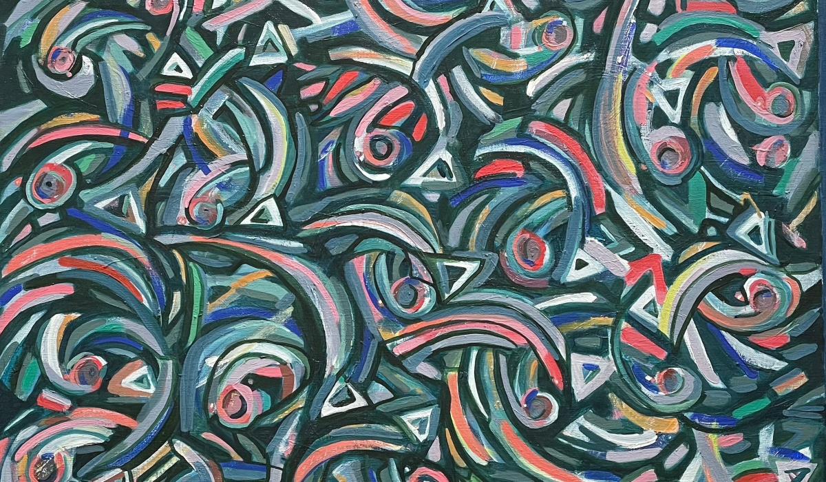 Elian, May. (2021). Soul of My Soul 3. Painting. Acrylic on linen, 27.5 x 27.5 in.